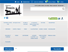 Tablet Screenshot of fdouin-editions.com